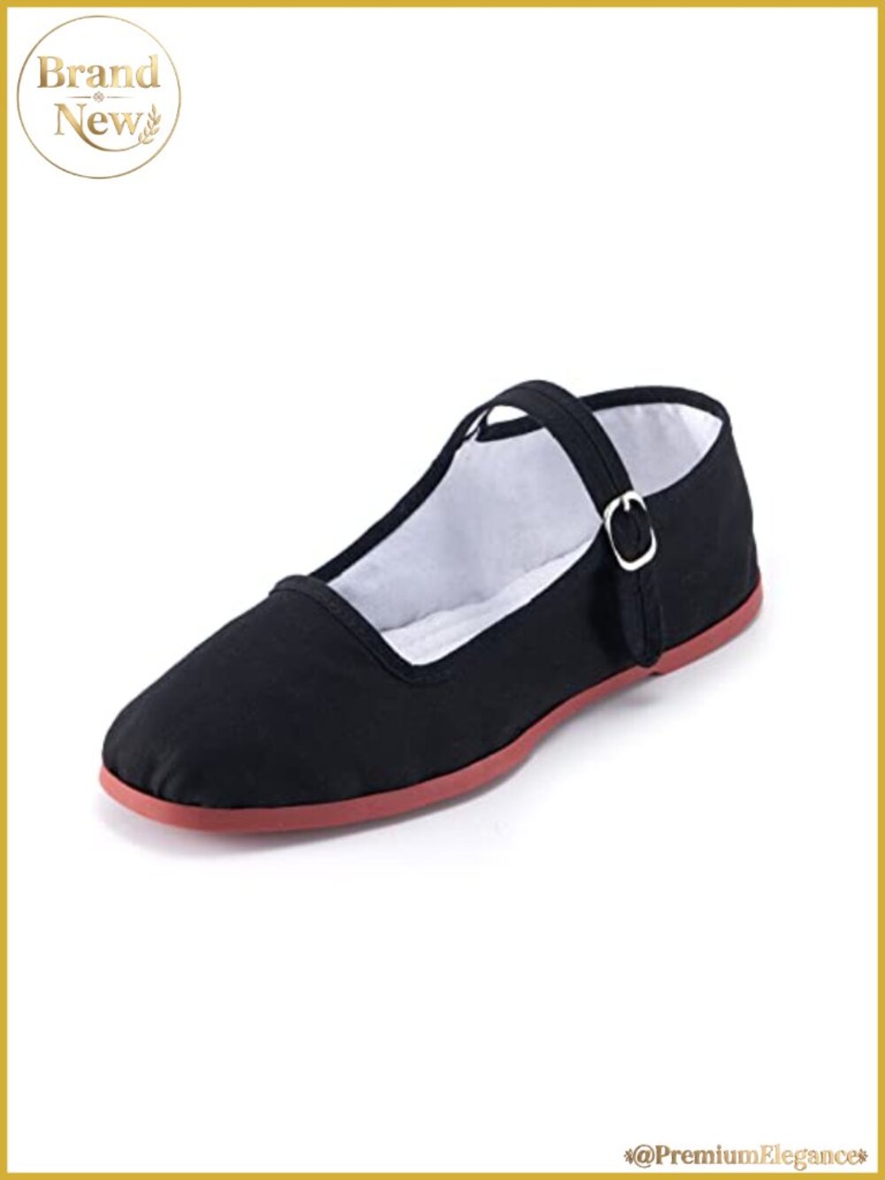 Womens Classic China Flats Cotton Mary Janes Tai Chi Shoes